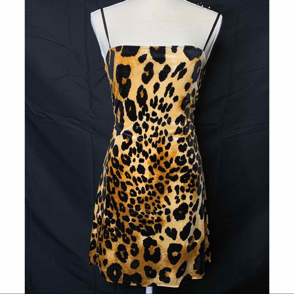 Leopard print dress